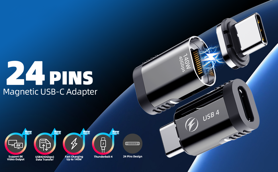 USB C Magnetic Adapter