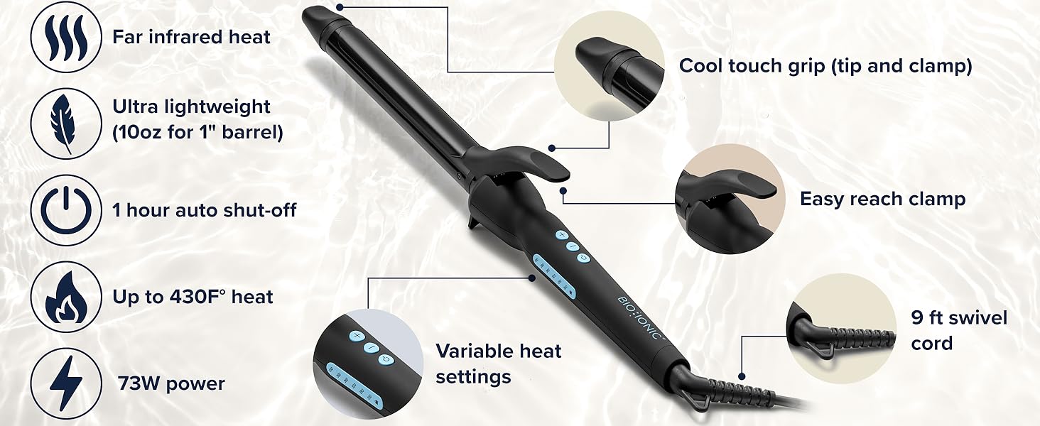 Bio Ionic Long Barrel Curling Iron