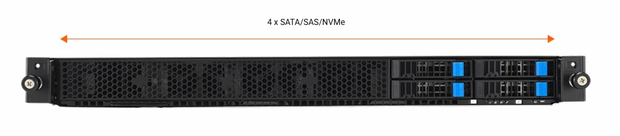 ASUS RS501A-E12-RS4U-16TWH 1U Rackmount Server 