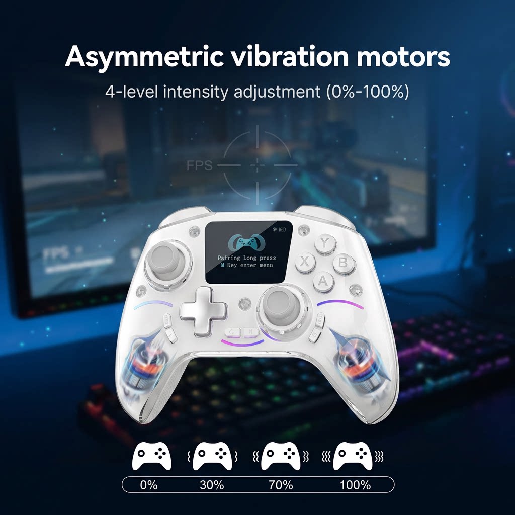 Asymmetric vibration motors