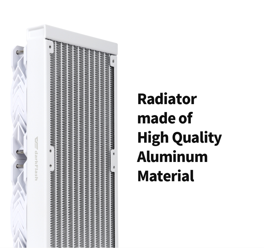 darkFlash DN360D 360mm AIO Liquid CPU Cooler 2.1 LCD Display 3x 120mm ARGB PWM Fans Copper Water