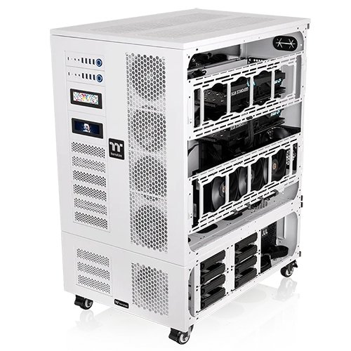 Thermaltake AX1000 TG Snow AI Workstation Chassis