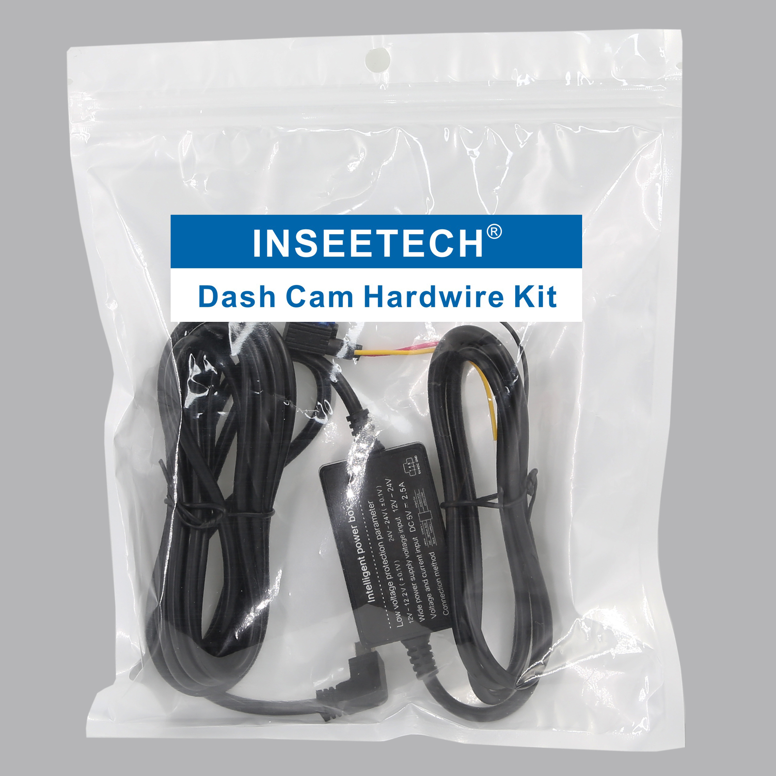 INSEETECH Hardwire Kit, Dash Cam Hardwire Kit with 12-24V to 5V