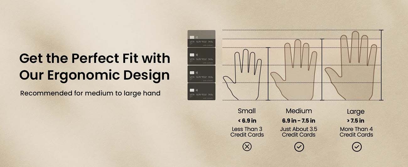 ProtoArc® EM03 NL Ergonomic Trackball Mouse