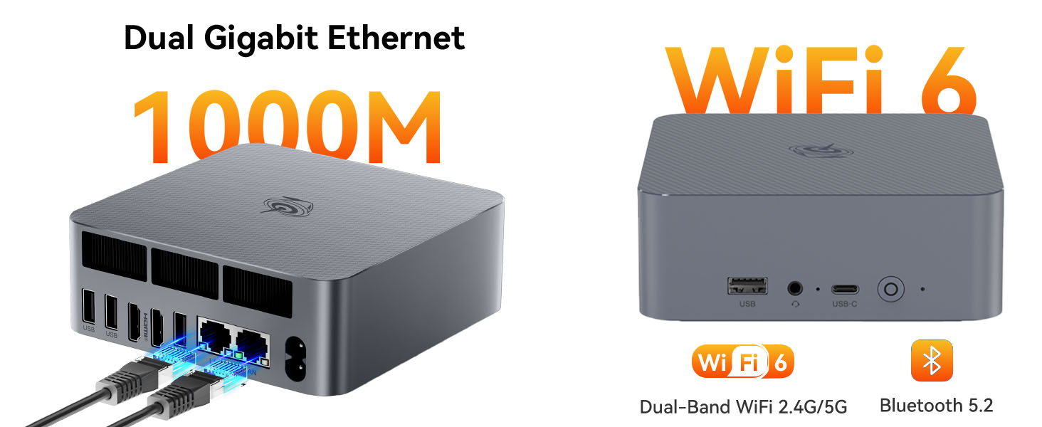 Dual 1000M LAN Port