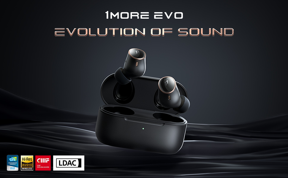 1MORE EVO True Wireless Active Noise Canceling Headphones - 1MORE