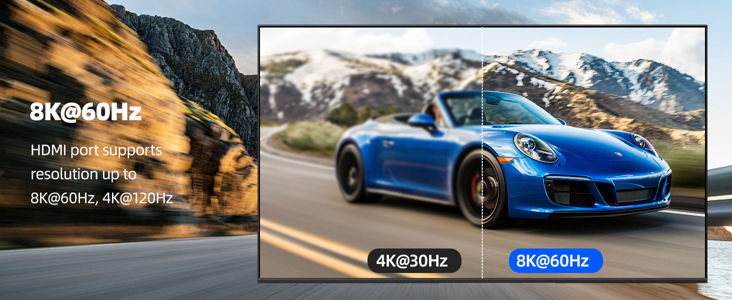 8K@60Hz KVM switch 3 PCs share 3 monitors and 4 USB devices