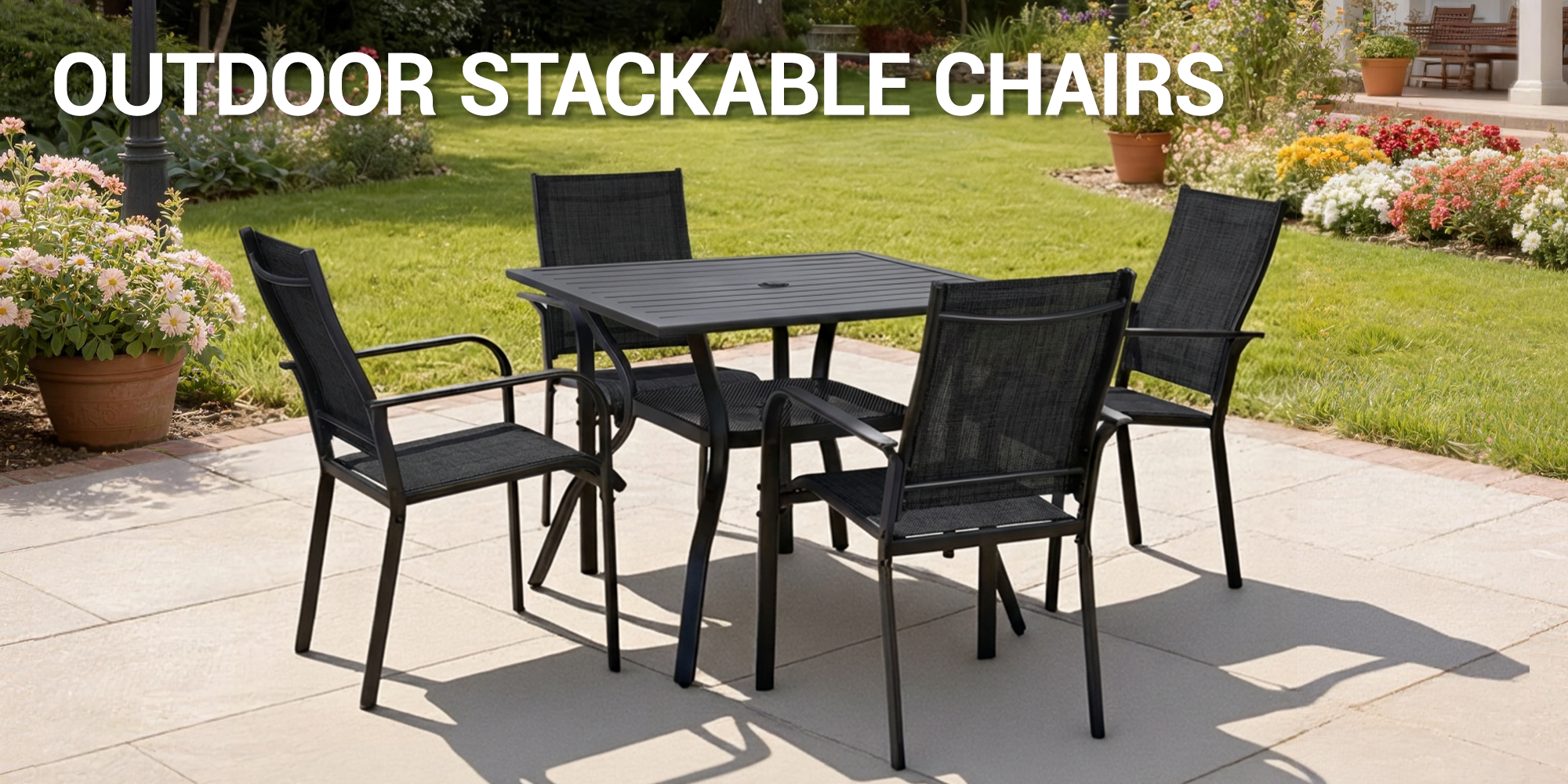 outdoor stackable chairs