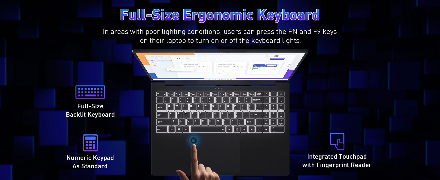 Full-Size Ergonomic Keyboard