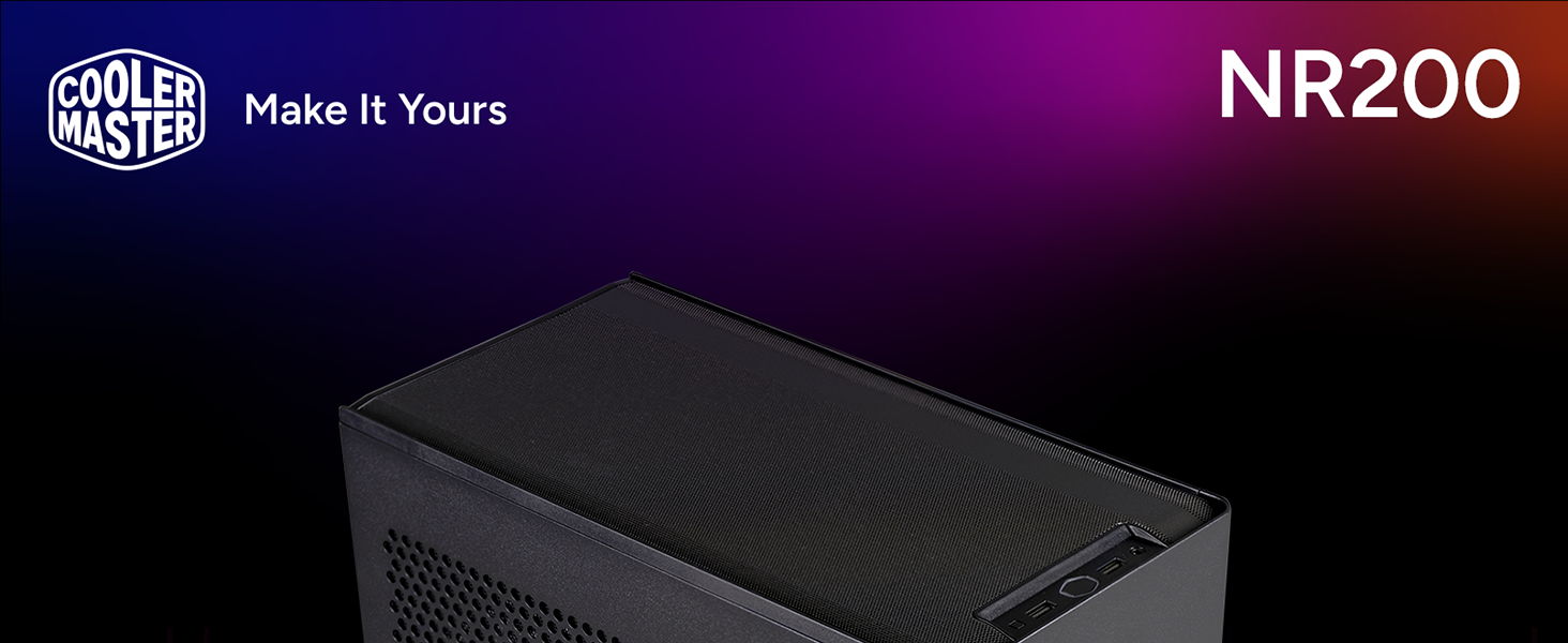 Cooler Master NR200 SFF Small Form Factor Mini-ITX Case 