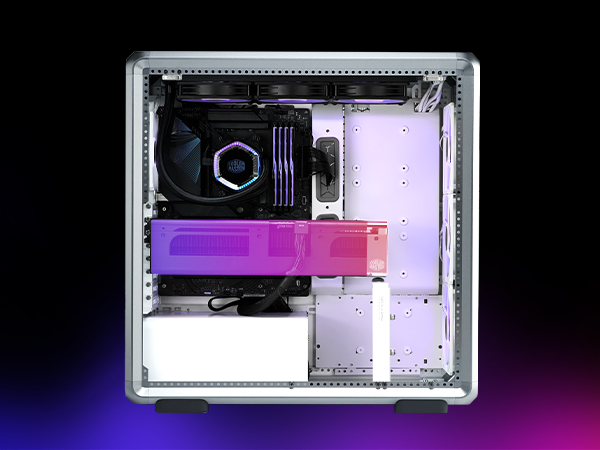 Cooler Master MasterFrame 600 Silver ATX Mid-Tower PC Case