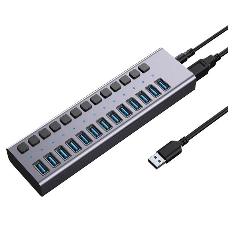 16-Port USB 3.0 Hub