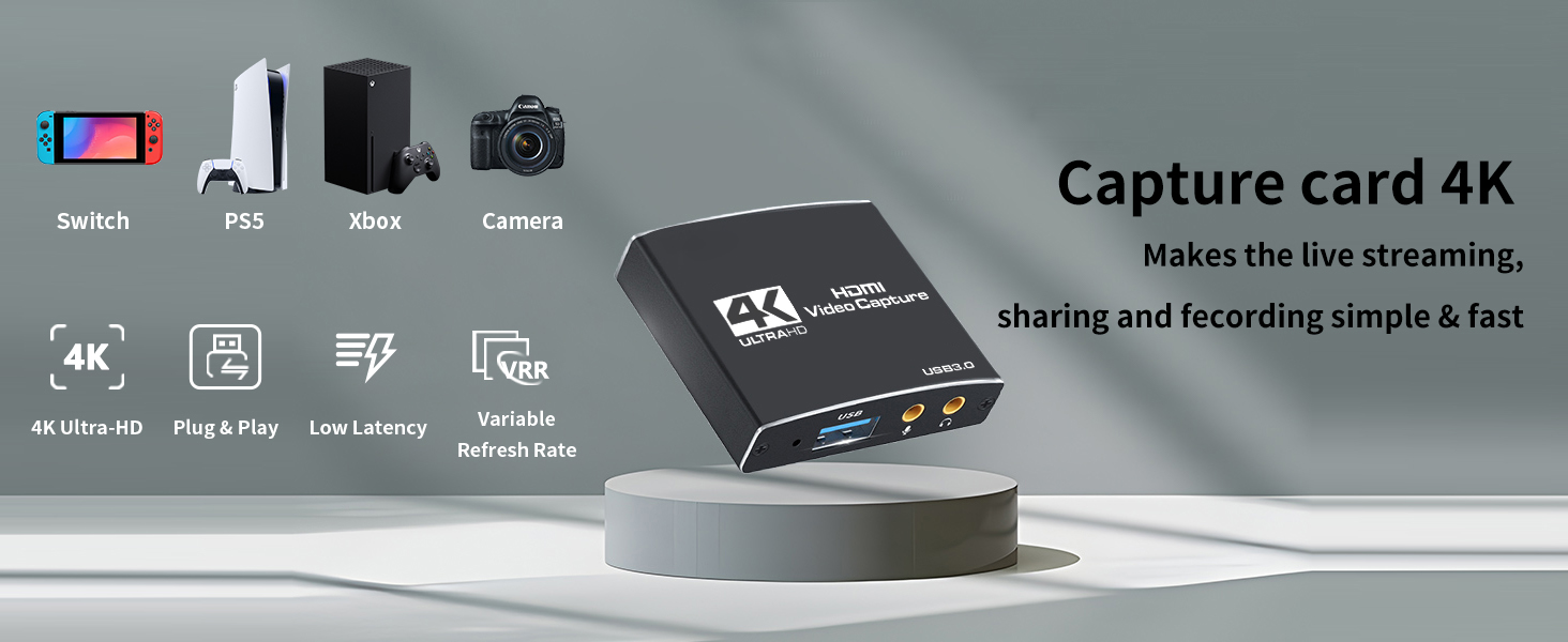 4K@60Hz Capture Card