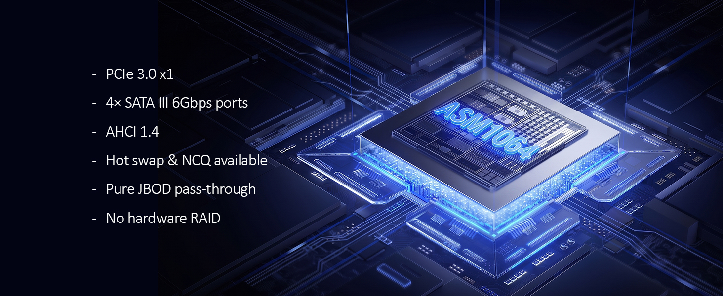 4 port pcie sata adapter