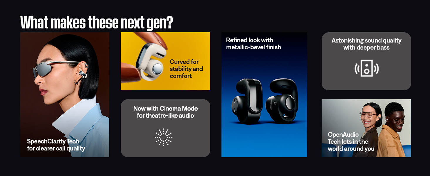Bose Ultra Open Earbuds (2nd Gen) Wireless Earbuds