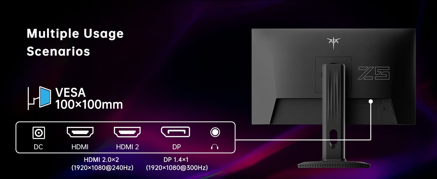 24.5" 300Hz Gaming Monitor