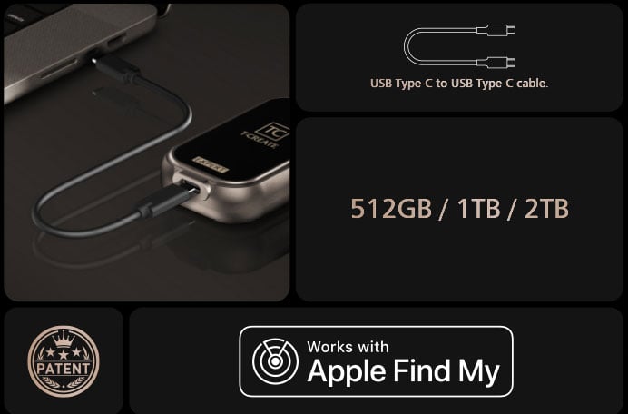 Team Group EXPERT P34F Find My External SSD