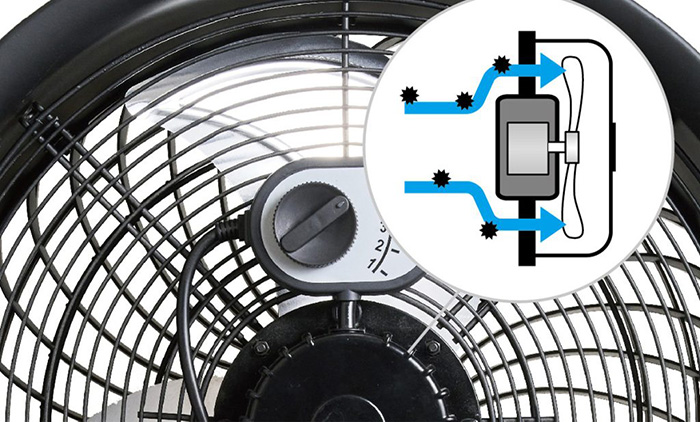 Caterpillar 14-inch High-Velocity Drum Air Circulator Fan