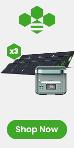 K40SP22 compact portable 4000 watt solar generator battery power station with 600 watt solar panels