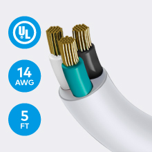 14AWG power cord
