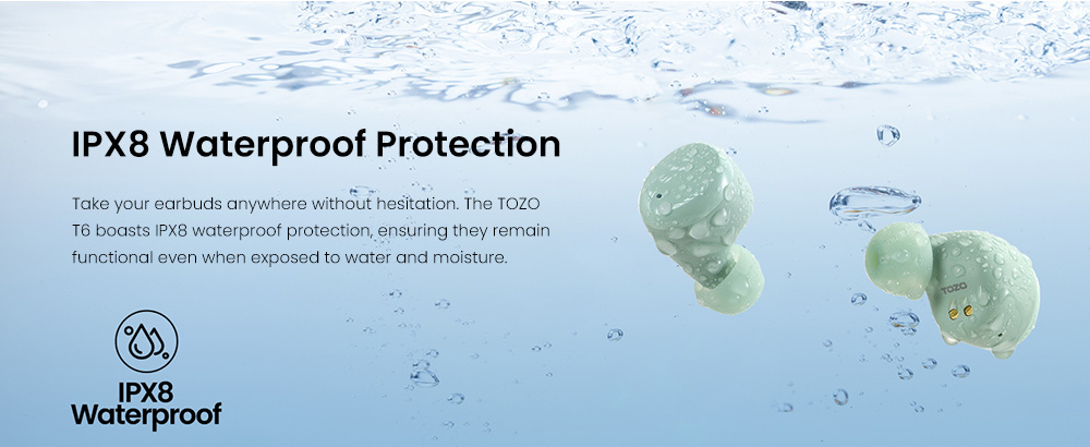 IPX8 Waterproof