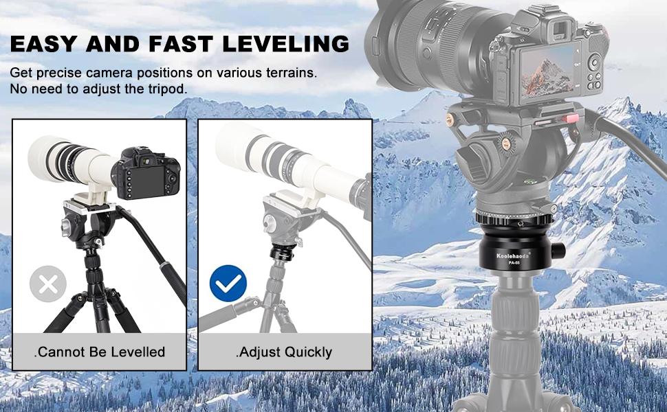 Tripod Head Leveling