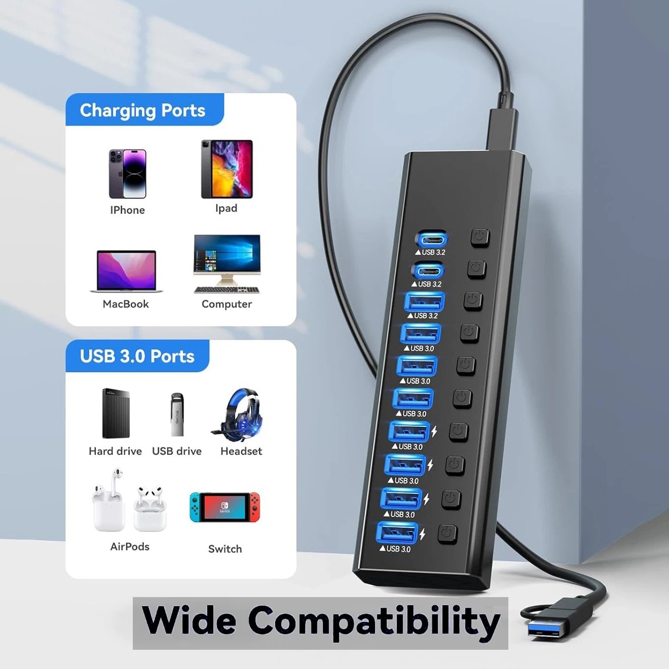 Powered USB Hub 3.0