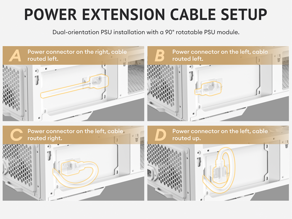  Antec C6 Curve Air White Mid-Tower Case