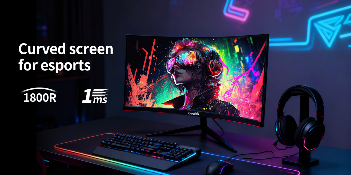 27-Inch 100Hz Black Monitor with Speakers Introduction