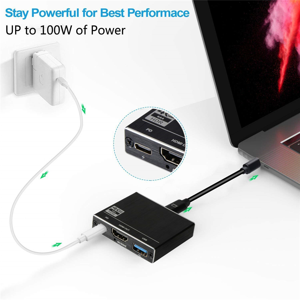 3-in-1 Multiport USB C Adapter