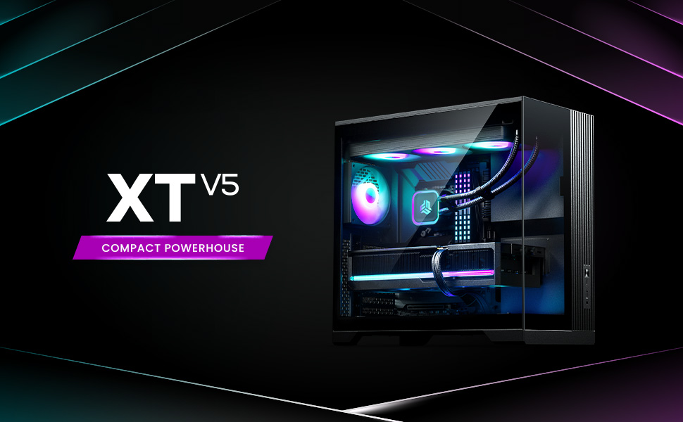 Phanteks XT V5 Panoramic Glass Compact ATX Gaming PC Case