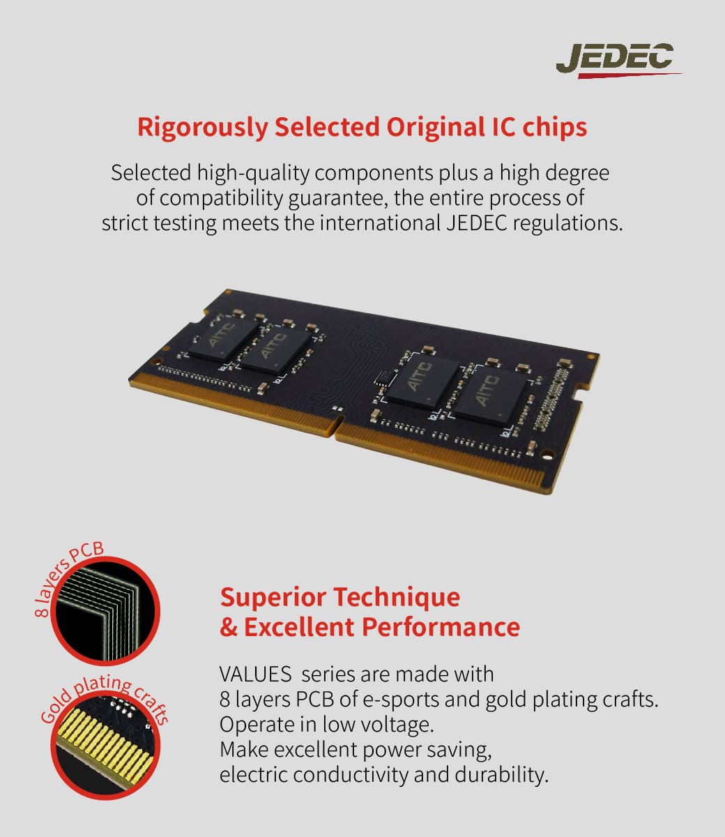 DDR4, 8GB, 16GB, NB