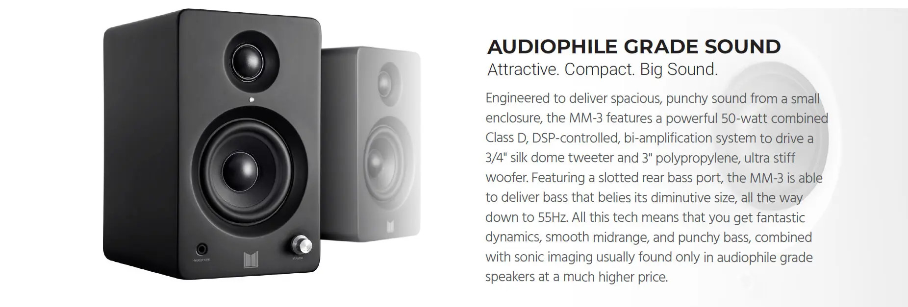 Powered Multimedia Speakers with Bluetooth with Qualcomm aptX Audio (Pair)