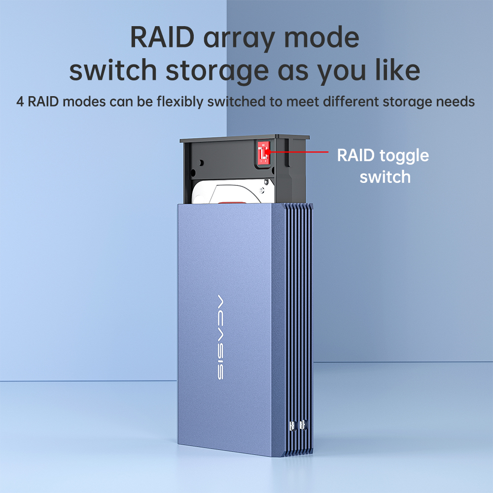 RAID array model, switch storage as you like