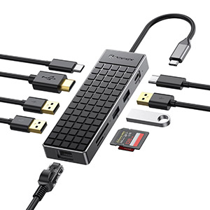 Yottamaster USB C Docking Station Dual Monitor