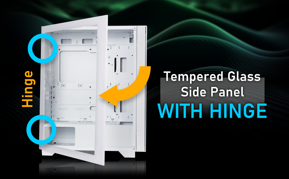 BitFenix Flow Mesh 4 ARGB Fans, High Airflow PC Gaming Case