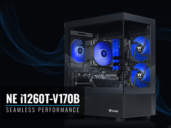 Thermaltake Gaming Desktop PC NE i1260T-V170B Intel Core i5