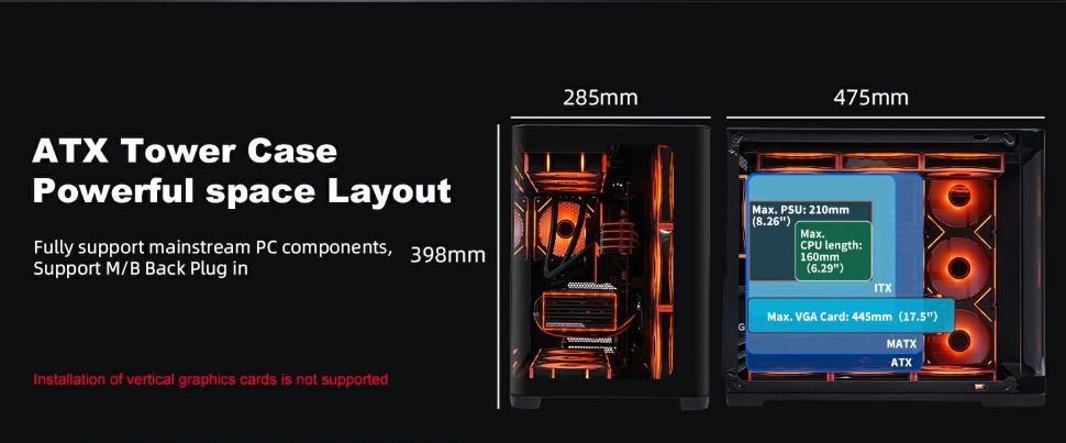 SAMA 2851 ATX Mid-Tower PC Gaming Case