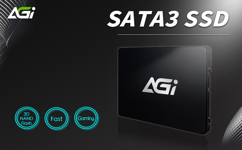 AGI 1TB AI178 2.5 Inch SATA III SLC Caching 3D TLC NAND Flash