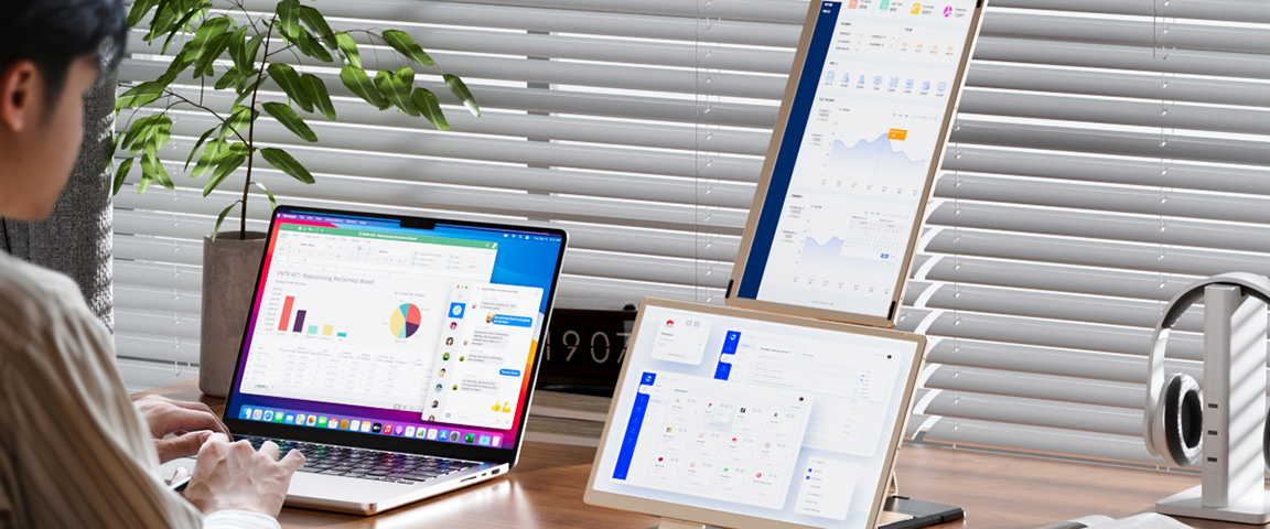 dual-screen landscape/portrait