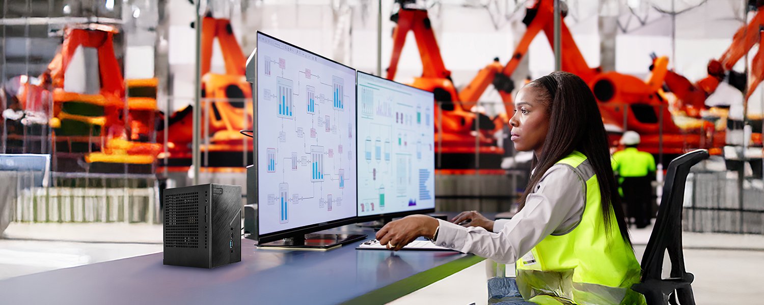 ASRock Deskmini B860W Intel Socket LGA1851 Black Barebone