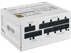 Cooler Master V750 SFX Gold 750W Fully Modular Power Supply White