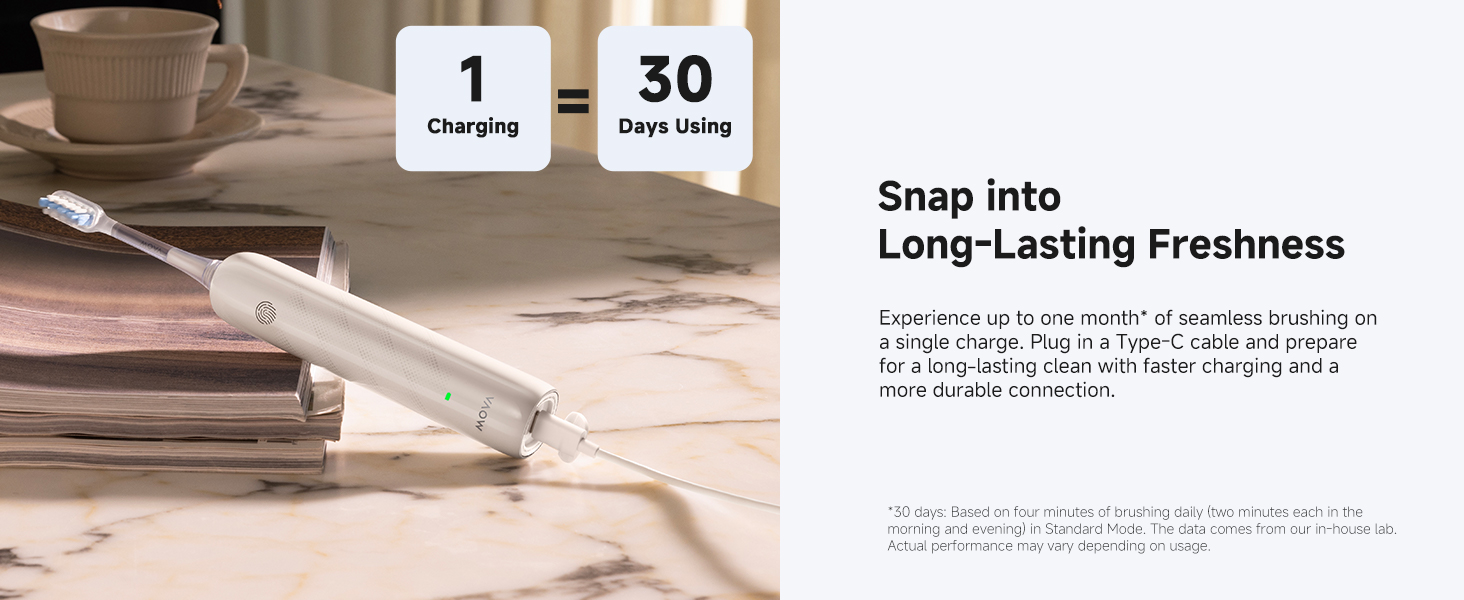 Mova Fresh SweepDrive Electric Toothbrush