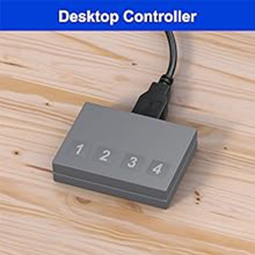 Desktop Controller Supports wired remote switching for easy cable management, you can switch directl