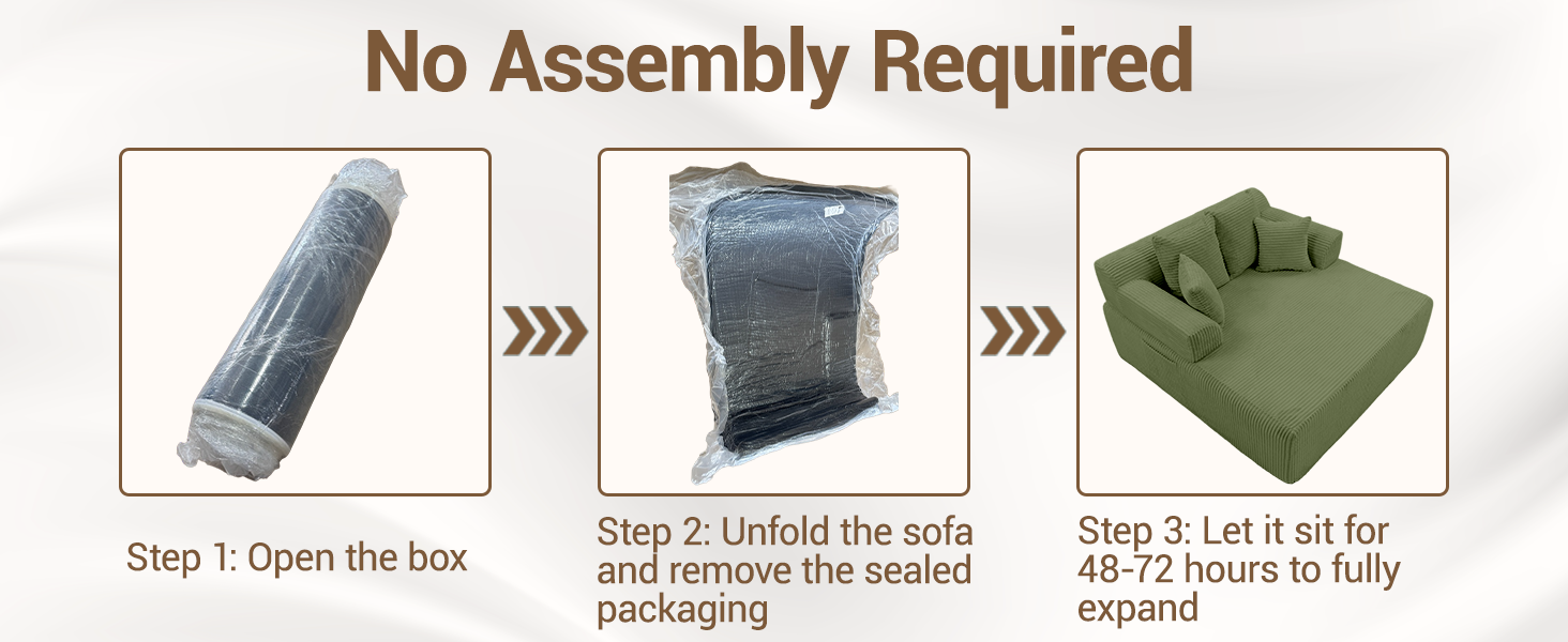 no assembly required