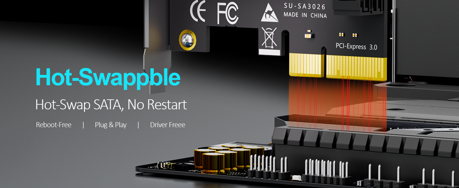 6 port sata card