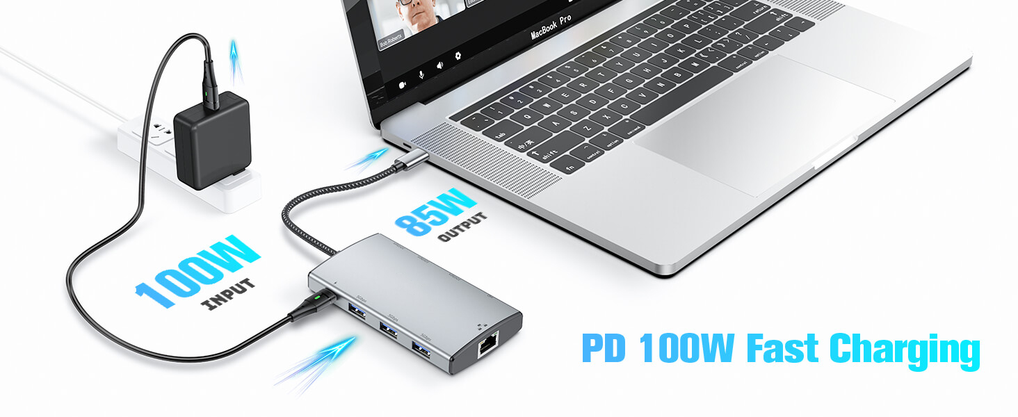 9-IN-1 Multifunction USB C hub (RSH-T09)  Features