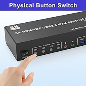 Switch by Panel button Simply press the PC1, PC2, PC3 or PC4 button on the device to switch between