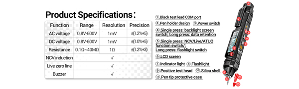 Pen Type Digital Multimeter