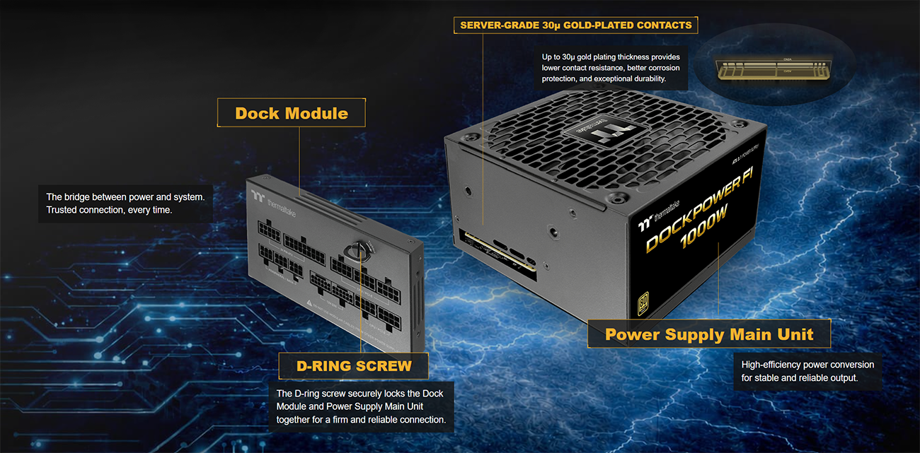 Thermaltake Dockpower FI 1000W Power Supply
